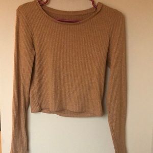 American Eagle Long Sleeve Crop Top